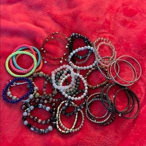Lot of bracelets